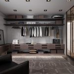Linear dressing room
