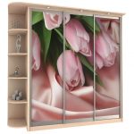 Cute closet para sa tulips ng tulugan
