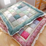 Soft pillows from fabric squares