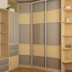 Small closet with open shelves in the hall