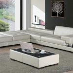 Unusual white sofa for a country house