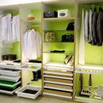 Arrangement of a wardrobe room for every taste