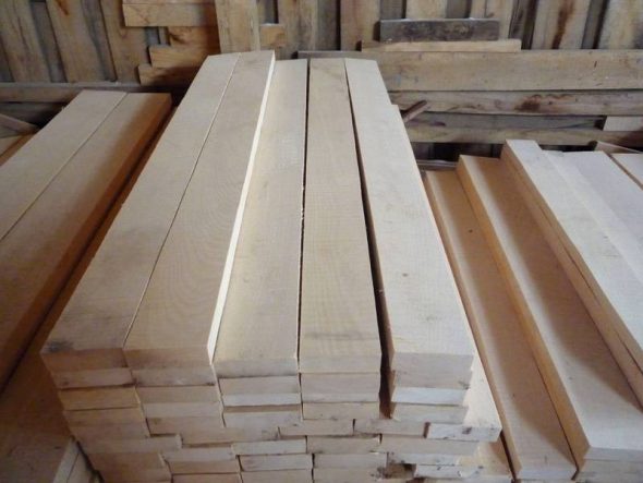 Wood for making the table