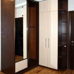 Excellent option - a sliding wardrobe in a hall