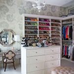 Chic wardrobe with dressing table