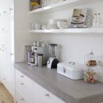 Convenient and durable concrete kitchen worktop