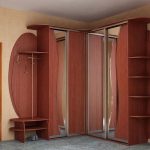 Comfortable and functional wardrobe with additional elements