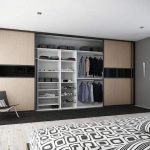 Built-in wardrobe and its contents