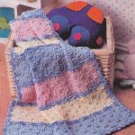 Knitted bedspreads and blankets knitting