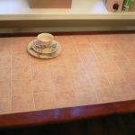 We spread the countertop with your own tiles