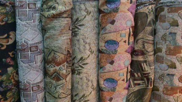 Tapestry para sa mga upuan