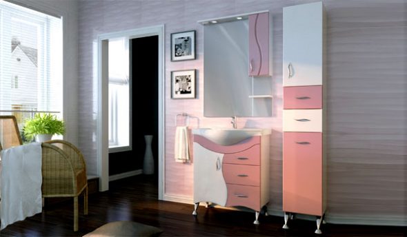 Bathroom furniture set