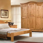 Wooden furniture set for the bedroom