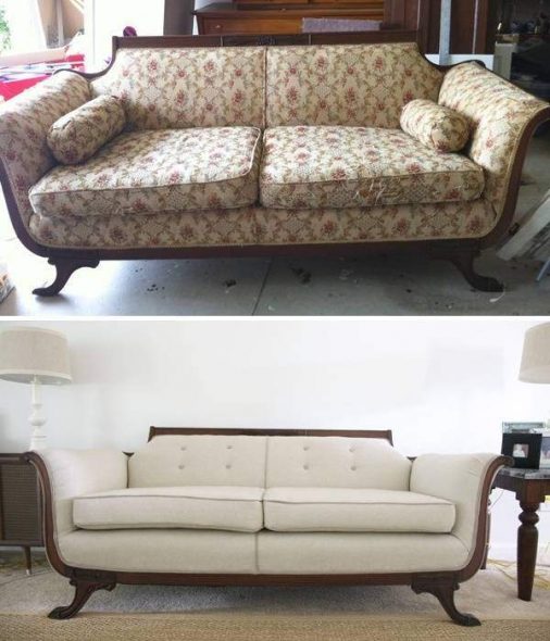 Piękna nowa sofa