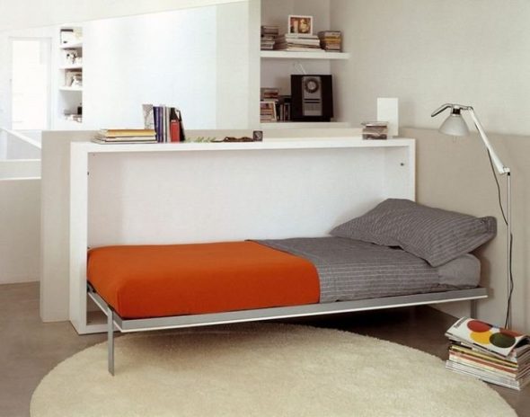 Łóżko wbudowane w konsolę