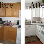 Kitchen before and after self-repair