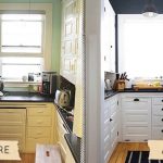 Kitchen cabinets before and after repairs