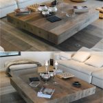 Unusual design of the coffee table with their own hands