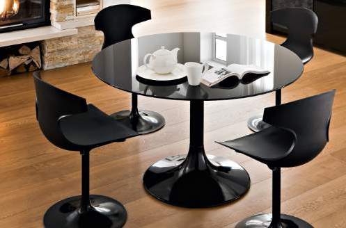 Unusual black table