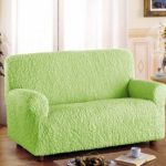 New soft green upholstery