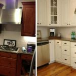 New life of old wooden kitchen