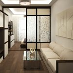 Design ložnice - obývací pokoj v jedné barvě