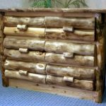 Original chest of drawers from logs