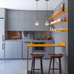 Open shelves for kitchen decor