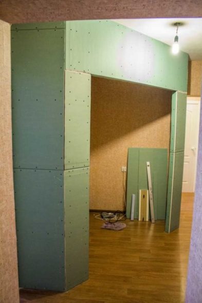 Plasterboard partition