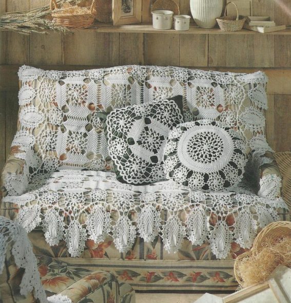 Plaid or modern bedspread