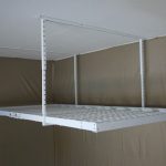 Ceiling suspended shelves