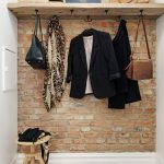 Loft style entrance hall with natural materials