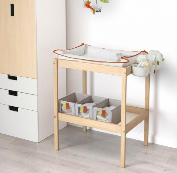 The design of the changing table