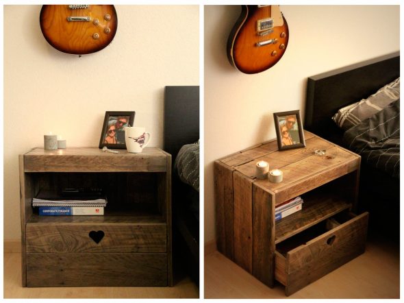 Homemade wood cabinet