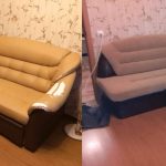 Self upholstered corner sofa