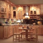 Chic kitchen from solid wood