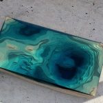 Table Abyss from glass