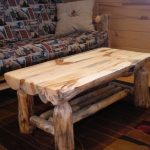 Solid wood table for gardening