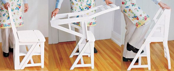 Chair ladder - convenience and functionality