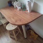 Corner table for the kitchen with their own hands