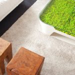 Cozy green coffee table will add joy and good mood
