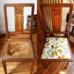 Odrestaurowane miękkie krzesło