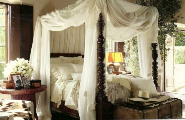 Canopy in the bedroom