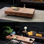 Moderni drveni stol za transformiranje