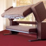 Sofa-bunk bed brown