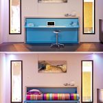 Compact and comfortable furniture-transformer in the interior