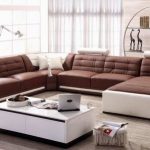 Zestaw nowoczesnych pięknych sof