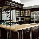 Forged decoration of kitchen furniture