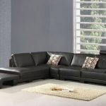 Leather sofa sectional