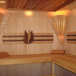 Linden, abash and Canadian cedar for furniture in the steam room
